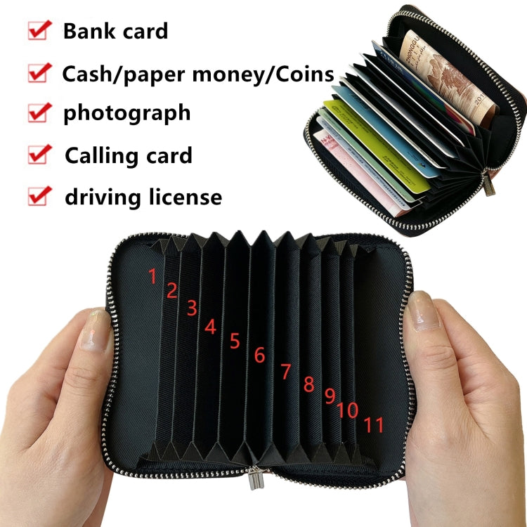 For Google Pixel 6 Solid Color Zipper 11-Card Slots Bag Phone Case with Lanyard