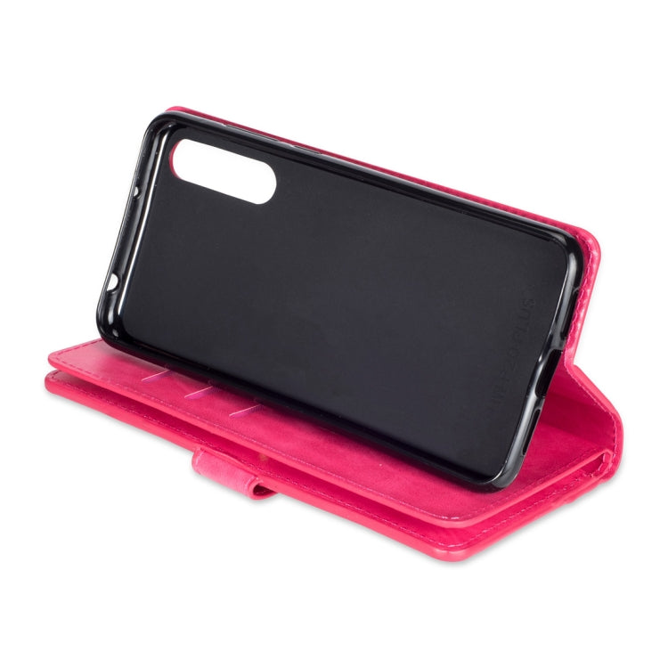 For Huawei P20 Pro Multifunctional Zipper Horizontal Flip Leather Case with Holder & Wallet & 9 Card Slots & Lanyard