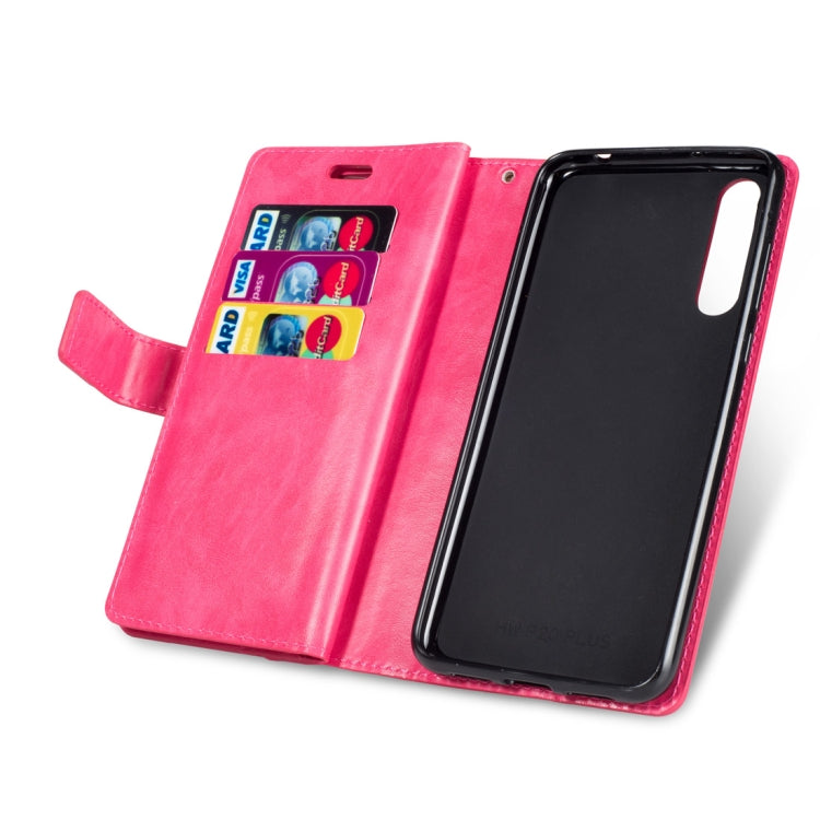For Huawei P20 Pro Multifunctional Zipper Horizontal Flip Leather Case with Holder & Wallet & 9 Card Slots & Lanyard