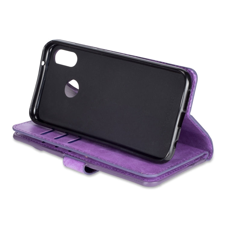 For Huawei P20 lite / Nova 3e Multifunctional Zipper Horizontal Flip Leather Case with Holder & Wallet & 9 Card Slots & Lanyard