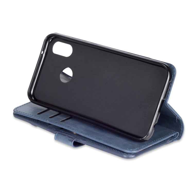 For Huawei P20 lite / Nova 3e Multifunctional Zipper Horizontal Flip Leather Case with Holder & Wallet & 9 Card Slots & Lanyard