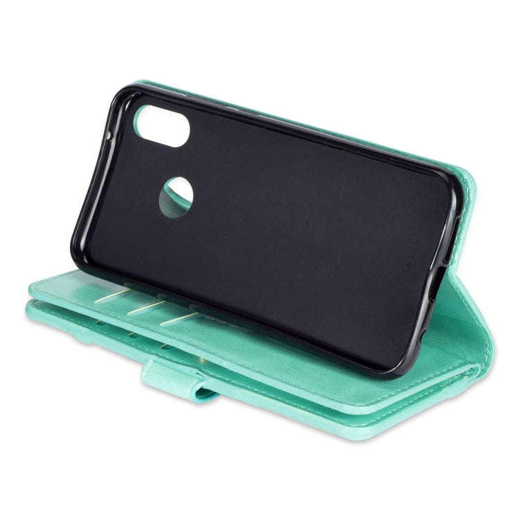 For Huawei P20 lite / Nova 3e Multifunctional Zipper Horizontal Flip Leather Case with Holder & Wallet & 9 Card Slots & Lanyard