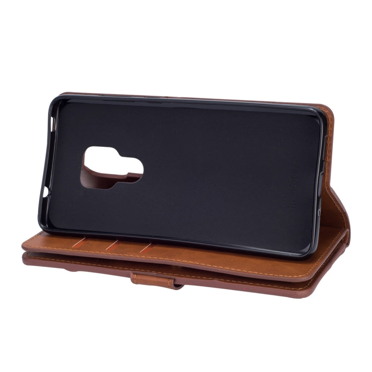 For Huawei Mate 20 Multifunctional Zipper Horizontal Flip Leather Case with Holder & Wallet & 9 Card Slots & Lanyard