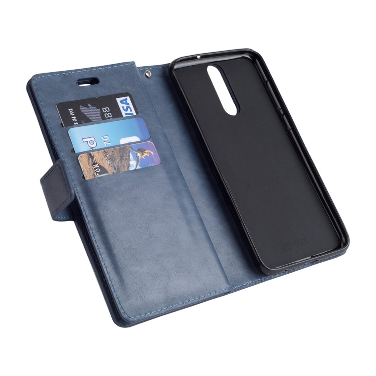 For Huawei Mate 10 Lite / Maimang 6 Multifunctional Zipper Horizontal Flip Leather Case with Holder & Wallet & 9 Card Slots & Lanyard