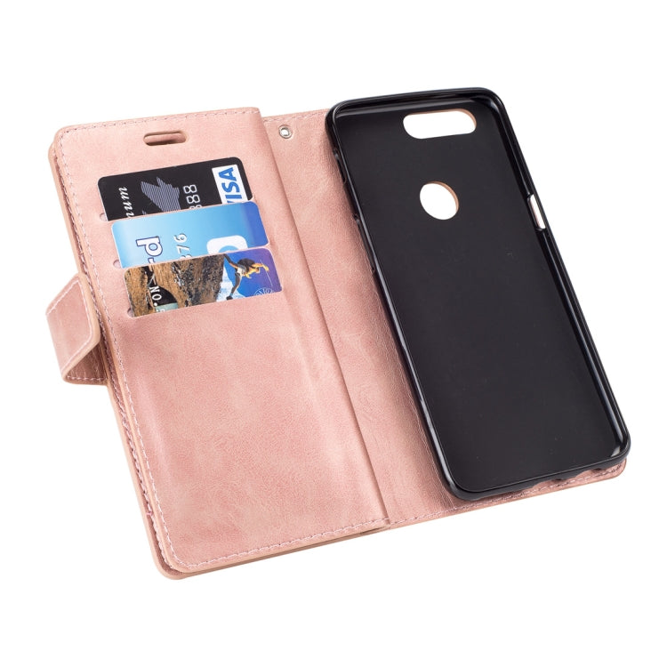 For OnePlus 5T Multifunctional Zipper Horizontal Flip Leather Case with Holder & Wallet & 9 Card Slots & Lanyard