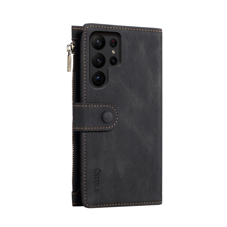 For Samsung Galaxy S24 Ultra 5G ESEBLE Retro Frosted RFID Flip Leather Phone Case