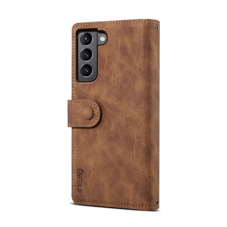 For Samsung Galaxy S24+ 5G ESEBLE Retro Frosted RFID Flip Leather Phone Case