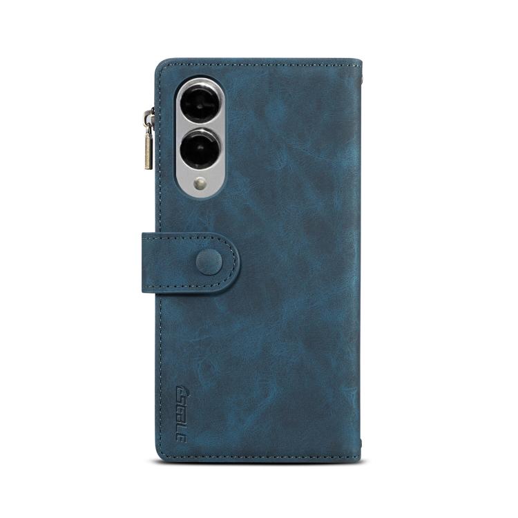 For Samsung Galaxy S25 Edge 5G ESEBLE Retro Frosted RFID Flip Leather Phone Case
