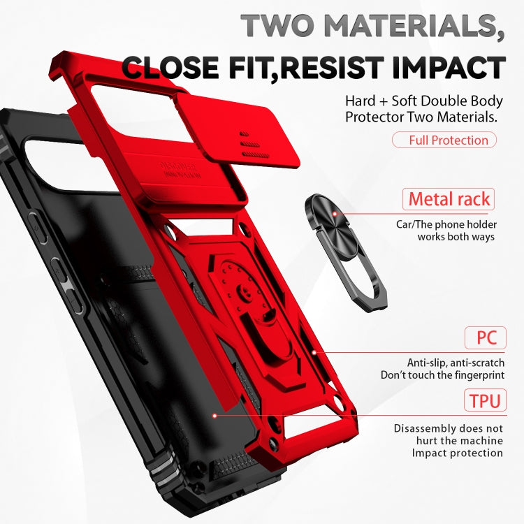 For Google Pixel 9 Pro Sliding Camshield Holder Phone Case