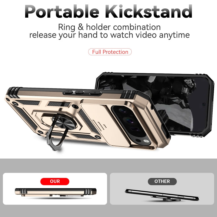 For Google Pixel 9 Pro Sliding Camshield Holder Phone Case