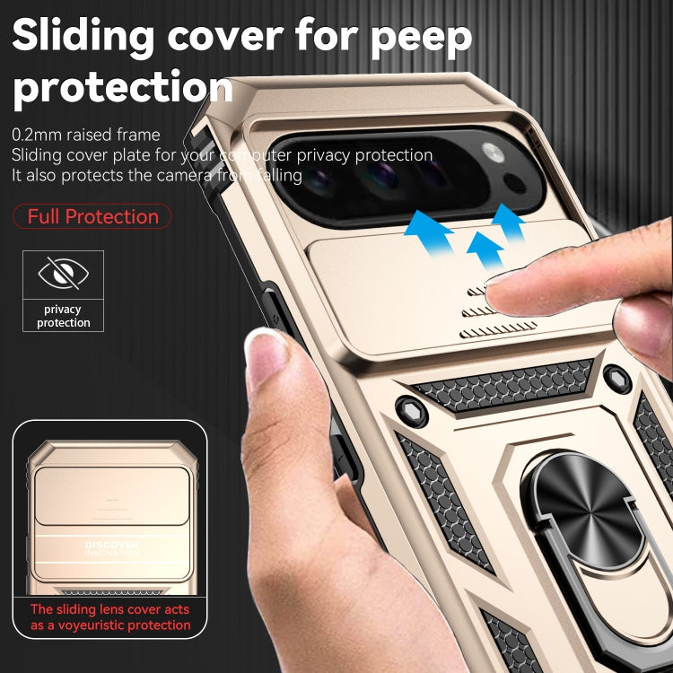 For Google Pixel 9 Pro Sliding Camshield Holder Phone Case