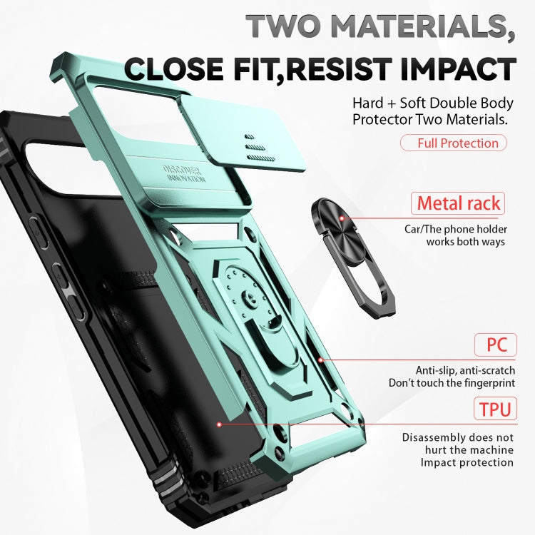 For Google Pixel 9 Pro Sliding Camshield Holder Phone Case