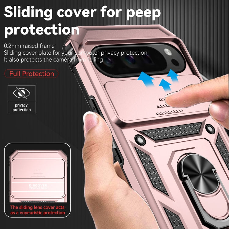 For Google Pixel 9 Pro Sliding Camshield Holder Phone Case