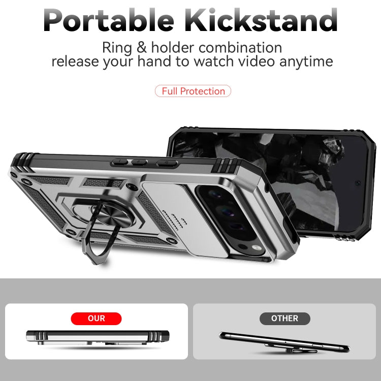 For Google Pixel 9 Pro Sliding Camshield Holder Phone Case
