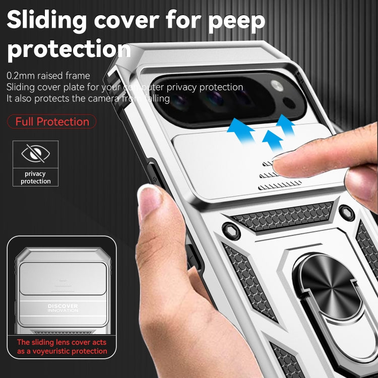 For Google Pixel 9 Pro Sliding Camshield Holder Phone Case
