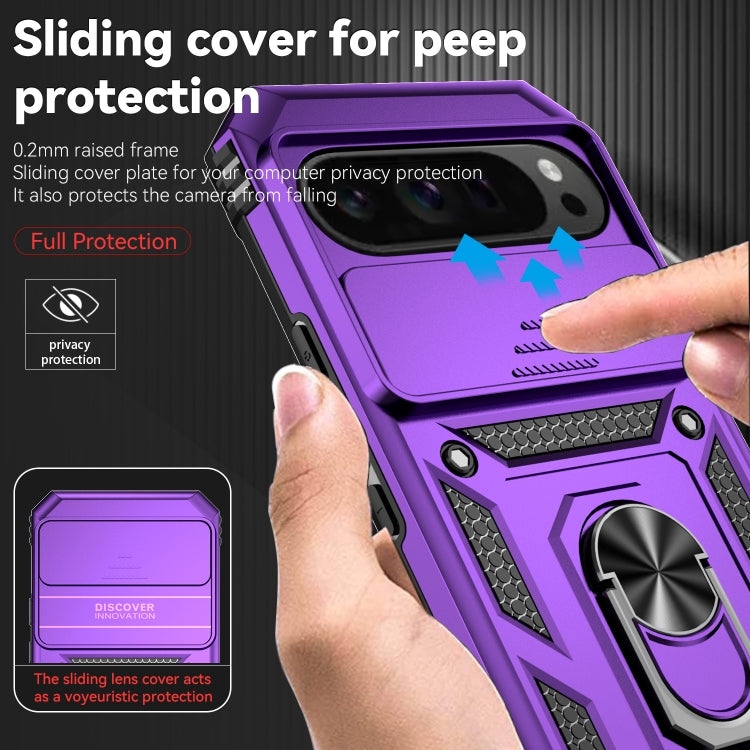 For Google Pixel 9 Pro Sliding Camshield Holder Phone Case