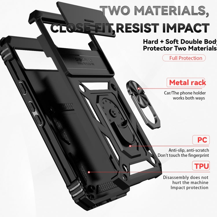 For Google Pixel 8a Sliding Camshield Holder Phone Case