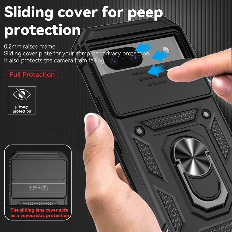 For Google Pixel 8a Sliding Camshield Holder Phone Case