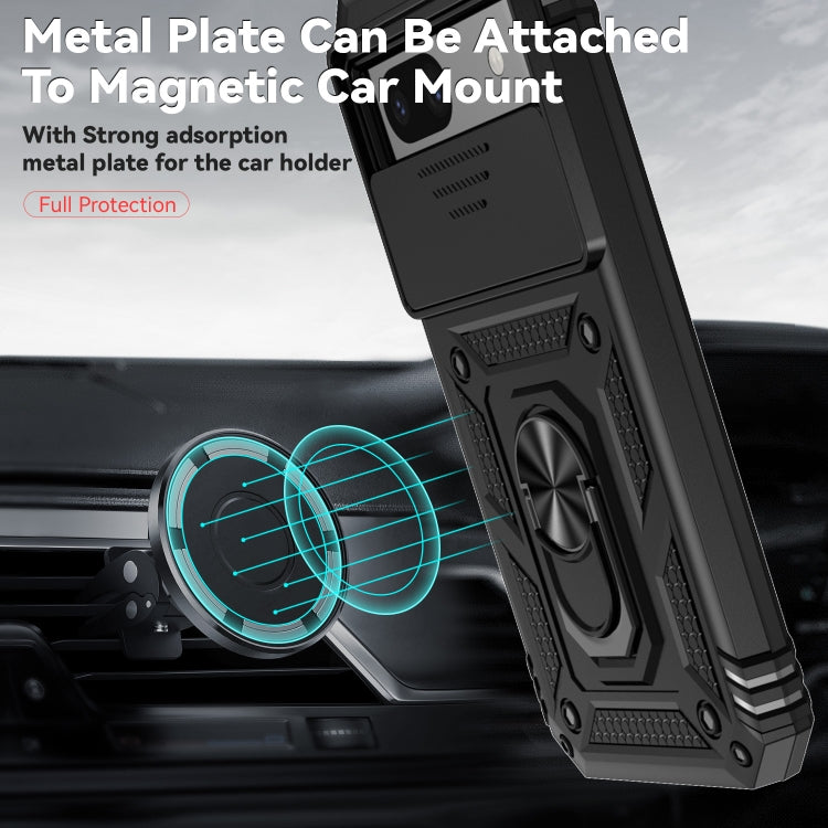 For Google Pixel 8a Sliding Camshield Holder Phone Case
