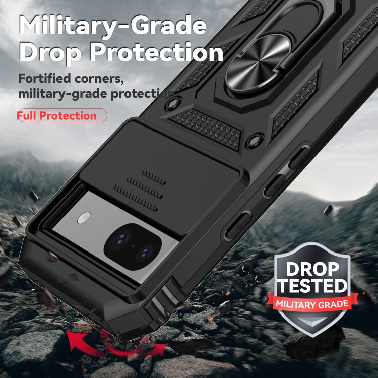 For Google Pixel 8a Sliding Camshield Holder Phone Case
