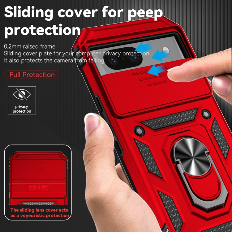 For Google Pixel 8a Sliding Camshield Holder Phone Case