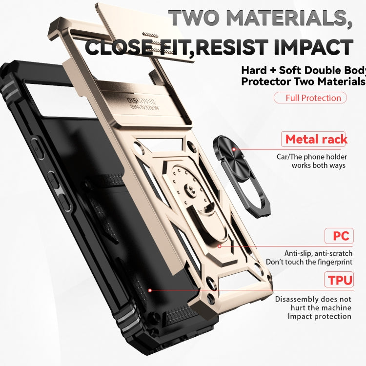 For Google Pixel 8a Sliding Camshield Holder Phone Case