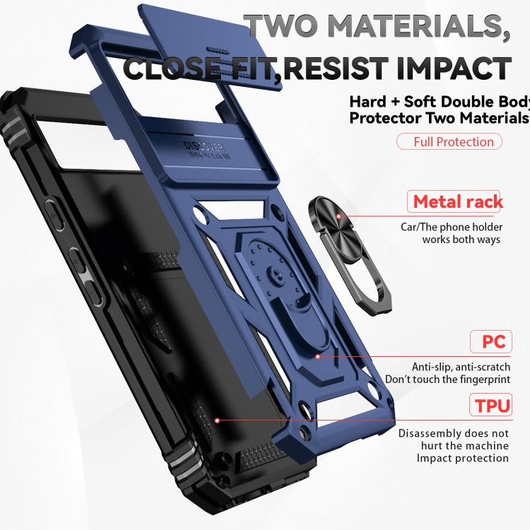 For Google Pixel 8a Sliding Camshield Holder Phone Case