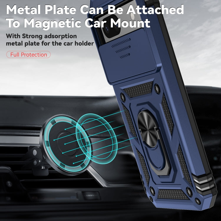 For Google Pixel 8a Sliding Camshield Holder Phone Case