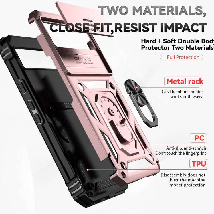 For Google Pixel 8a Sliding Camshield Holder Phone Case