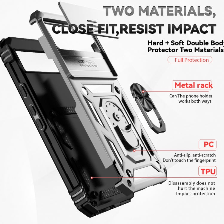 For Google Pixel 8a Sliding Camshield Holder Phone Case
