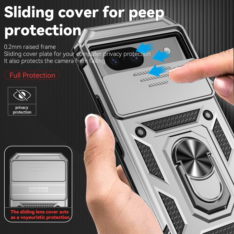 For Google Pixel 8a Sliding Camshield Holder Phone Case