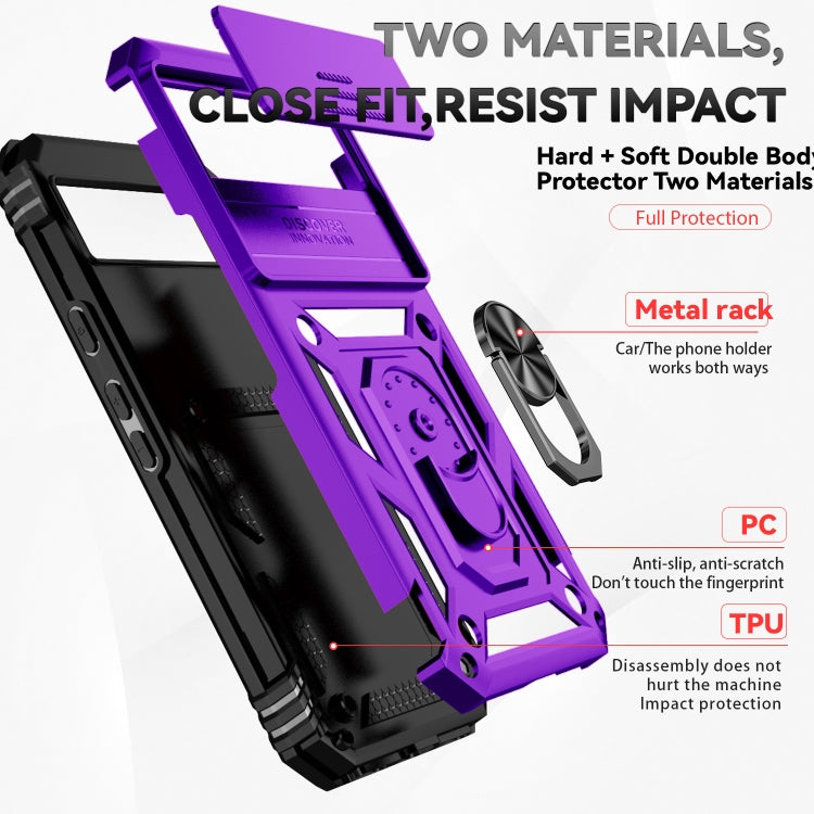 For Google Pixel 8a Sliding Camshield Holder Phone Case