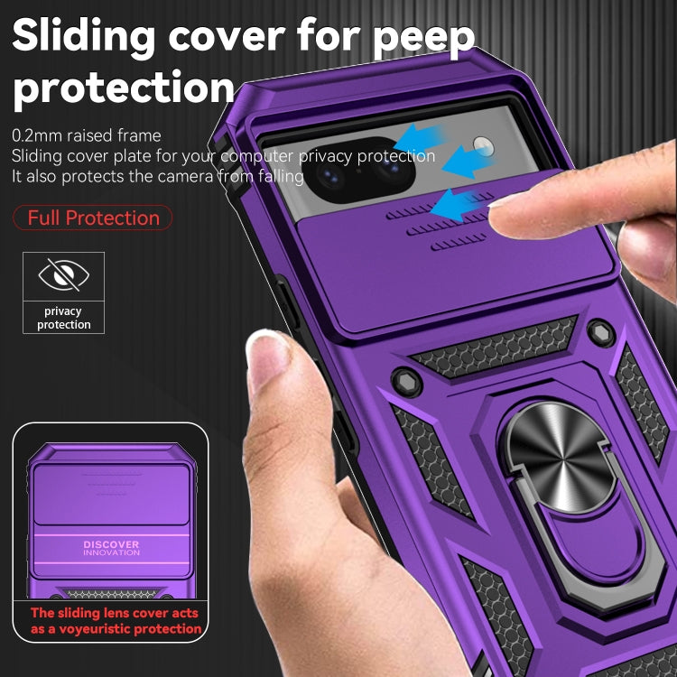 For Google Pixel 8a Sliding Camshield Holder Phone Case