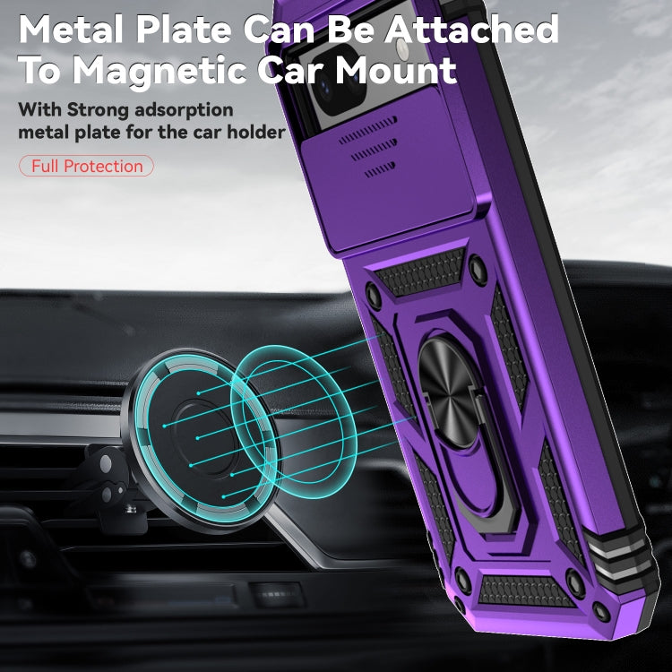 For Google Pixel 8a Sliding Camshield Holder Phone Case