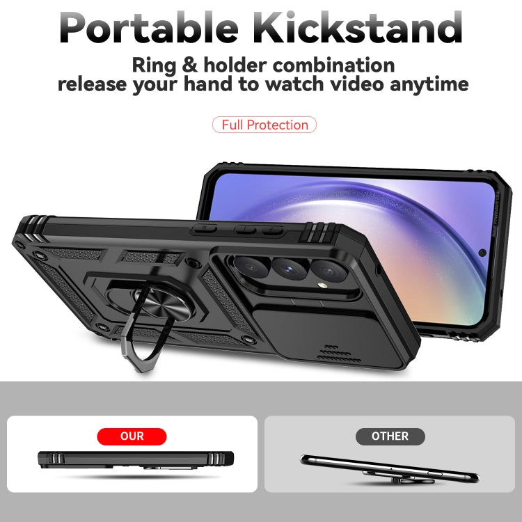 For Samsung Galaxy A55 5G Sliding Camshield Holder Phone Case