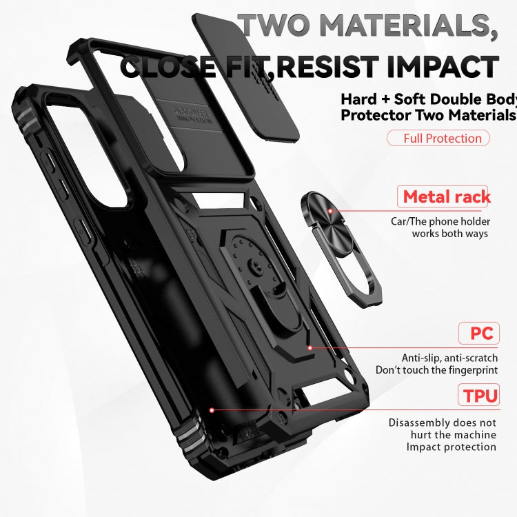 For Samsung Galaxy A55 5G Sliding Camshield Holder Phone Case