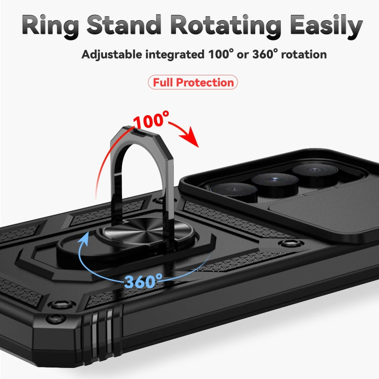 For Samsung Galaxy A55 5G Sliding Camshield Holder Phone Case