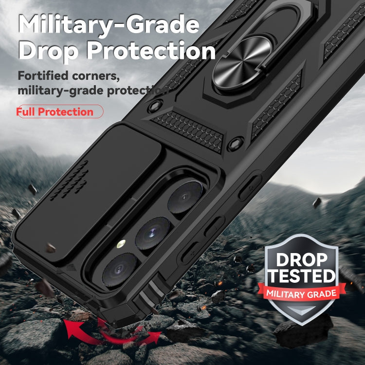 For Samsung Galaxy A55 5G Sliding Camshield Holder Phone Case
