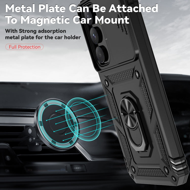 For Samsung Galaxy A55 5G Sliding Camshield Holder Phone Case
