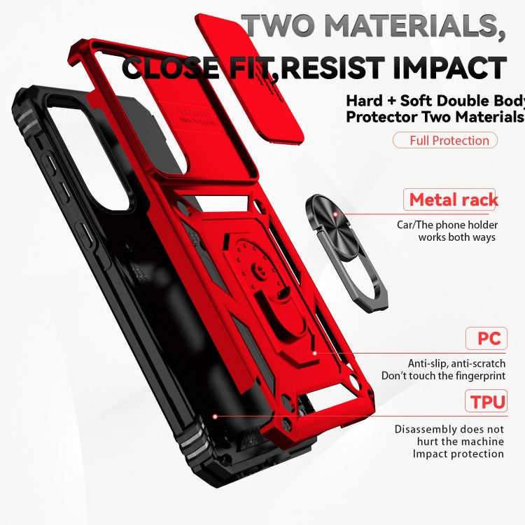 For Samsung Galaxy A55 5G Sliding Camshield Holder Phone Case