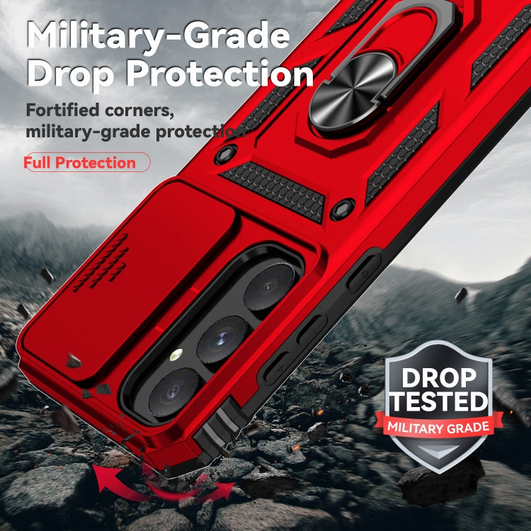 For Samsung Galaxy A55 5G Sliding Camshield Holder Phone Case