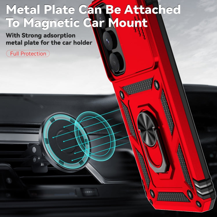 For Samsung Galaxy A55 5G Sliding Camshield Holder Phone Case