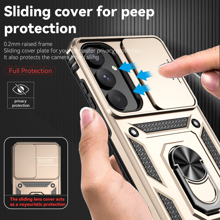 For Samsung Galaxy A55 5G Sliding Camshield Holder Phone Case
