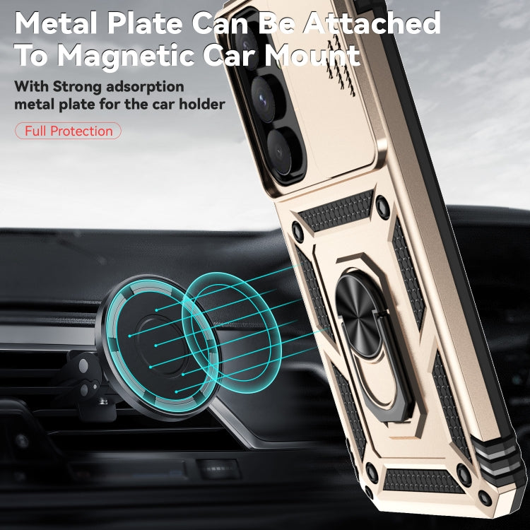 For Samsung Galaxy A55 5G Sliding Camshield Holder Phone Case
