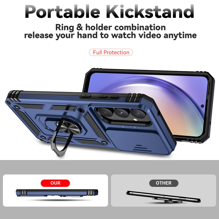 For Samsung Galaxy A55 5G Sliding Camshield Holder Phone Case