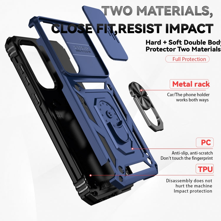 For Samsung Galaxy A55 5G Sliding Camshield Holder Phone Case