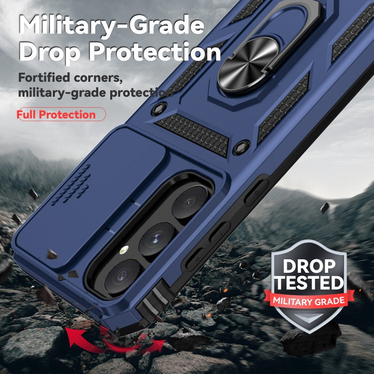 For Samsung Galaxy A55 5G Sliding Camshield Holder Phone Case