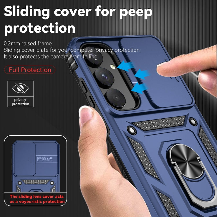 For Samsung Galaxy A55 5G Sliding Camshield Holder Phone Case