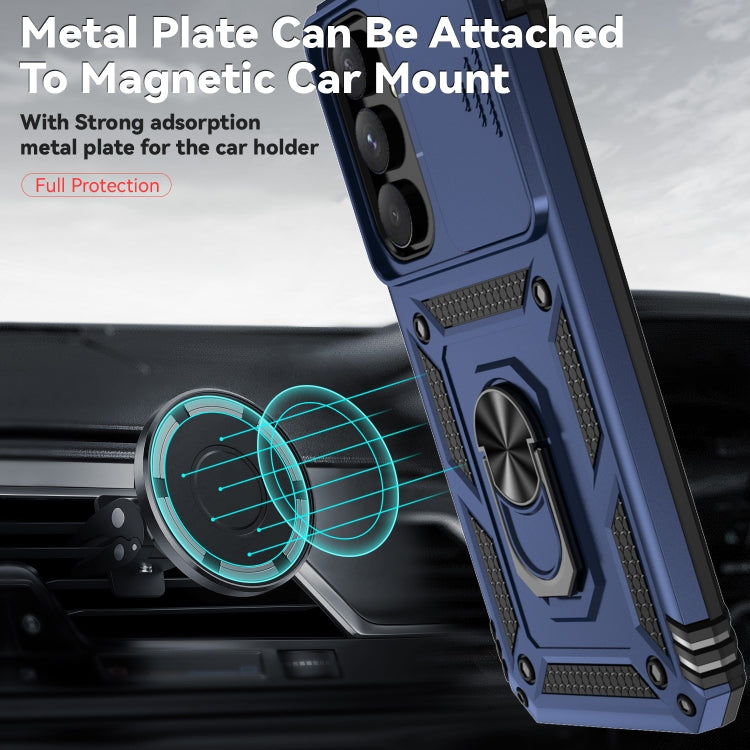 For Samsung Galaxy A55 5G Sliding Camshield Holder Phone Case