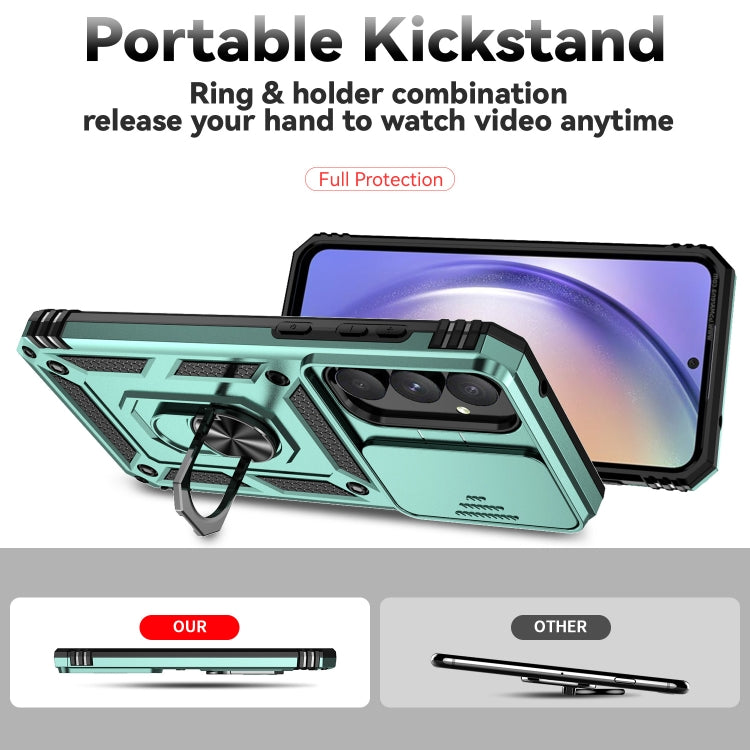 For Samsung Galaxy A55 5G Sliding Camshield Holder Phone Case